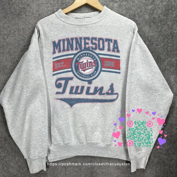 Vintage Minnesota Twins Baseball Sweatshirt, Retro MLB Minnesota Twins Shirt tee - Picture 1 of 2